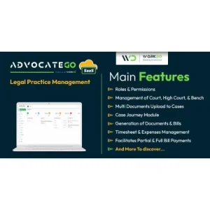 AdvocateGo SaaS – Legal Practice Management