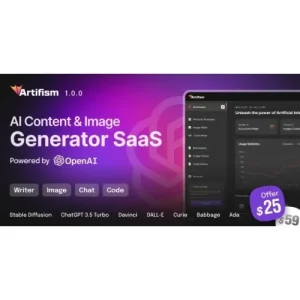 Artifism – AI Content & Image Generator SaaS
