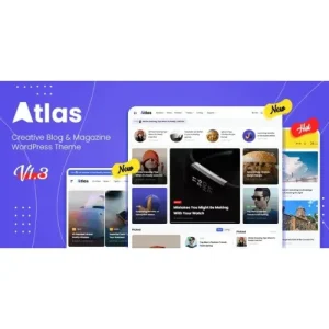 Atlas – Creative Blog & News WordPress Theme