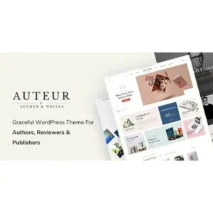 Auteur – WordPress Theme for Authors and Publishers