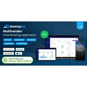 BookingBox – Complete MultiVendor Hotel Booking Application SAAS