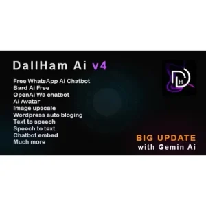 DallHam v3 – Gemini Ai, WhatsApp Chatbot, Avatar Maker SAAS System