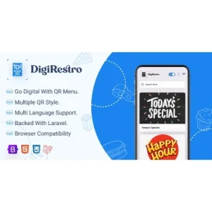 DigiRestro – Multi Vendor SaaS Restaurant QR Menu Generator
