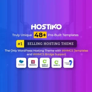 Hostiko WordPress WHMCS Hosting Theme