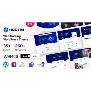 Hostim – Web Hosting WordPress Theme with WHMCS