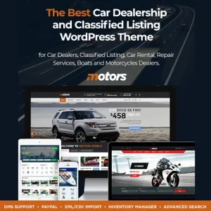 Motors – Automotive, Car Dealership, Car Rental, Auto, Classified Ads, Listing WordPress Theme