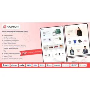 Nazmart – Multi-Tenancy eCommerce Platform (SAAS)