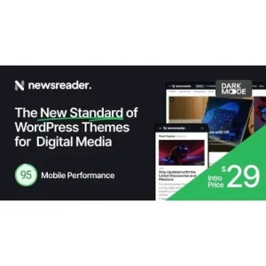 Newsreader – Revolutionary WordPress Theme for Digital Media