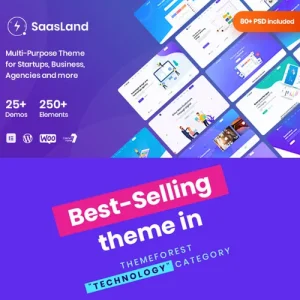 Saasland – MultiPurpose WordPress Theme for Startup