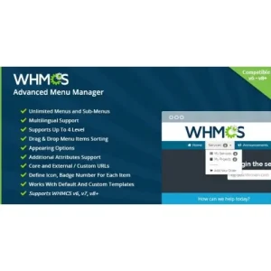 WHMCS Advanced Menu Manager