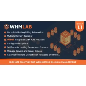 WHMLab – Ultimate Solution For WebHosting Billing And Management