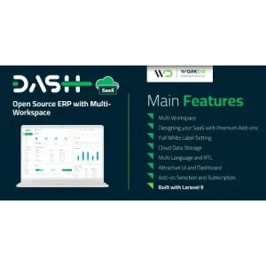 WorkDo Dash SaaS – Open Source ERP with Multi-Workspace